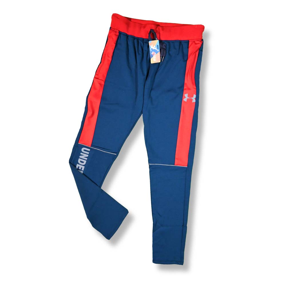 Blue and red track pants sale